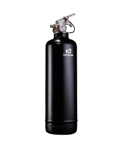 Fire extinguisher design black