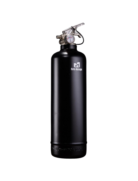 Extincteur design uni noir