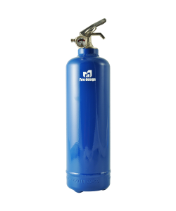 Extincteur design bleu