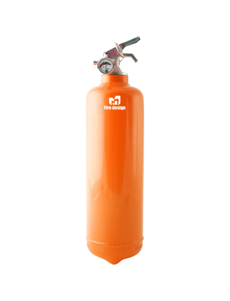 Fire extinguisher design orange