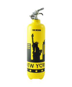 Fire extinguisher design States yellow black