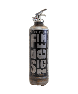 Fire extinguisher design RG raw black