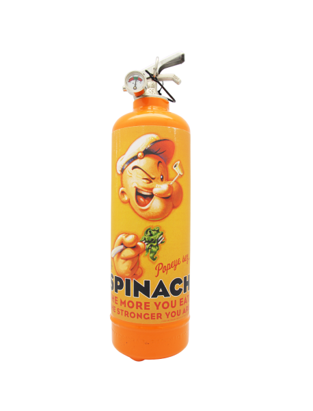 Fire extinguisher design Popeye Spinach