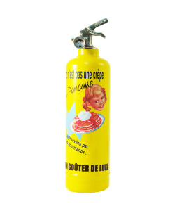 Fire extinguisher design day collection Pancakes yellow