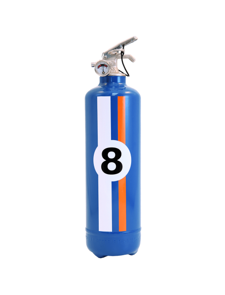 Extincteur design auto E2R Charly Hill bleu