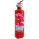 Fire extinguisher design Laughing Cow retro red