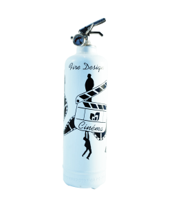 Fire extinguisher design 7 art white