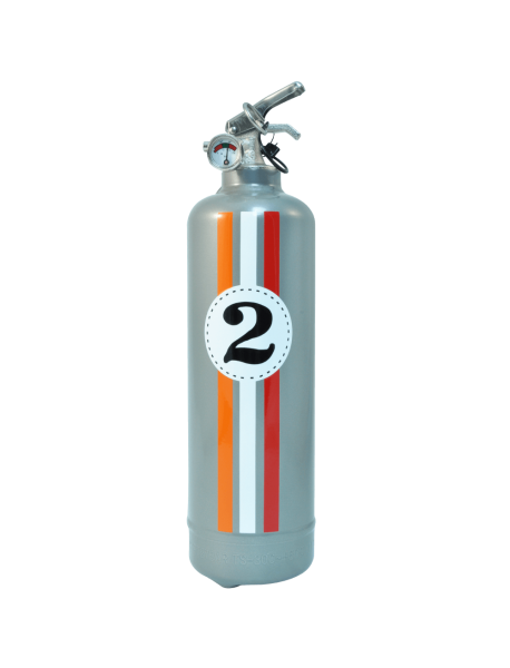 Extincteur design auto E2R Fangio gris