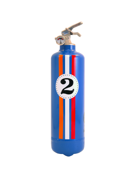 Fire extinguisher design auto E2R Fangio blue