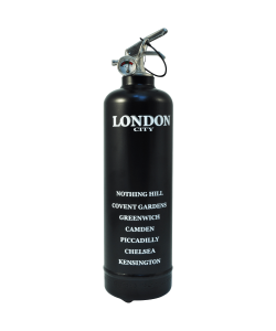 Fire extinguisher design City London black