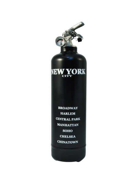 extincteur design City New York noir