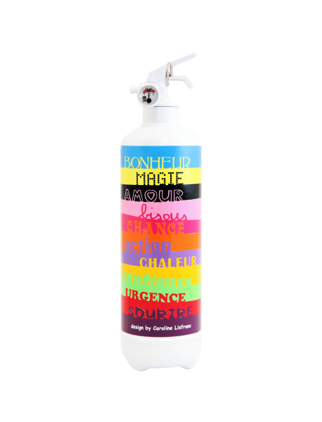 estintore design CL Sourire bianco