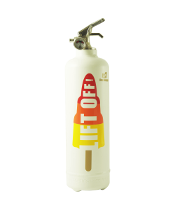 extincteur déco DV lift off blanc