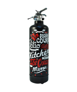 Extincteur design AKLH Kitchen noir