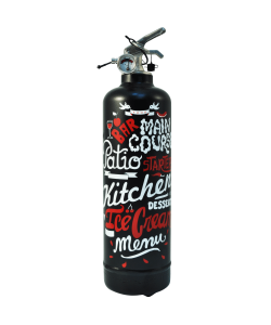 Fire extinguisher design AKLH Kitchen black