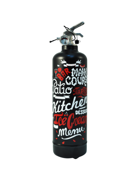 Extincteur design AKLH Kitchen noir