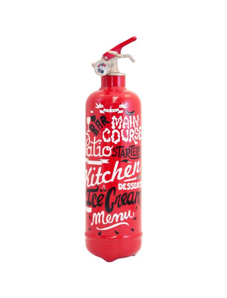 Fire extinguisher design AKLH design red