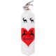 Fire extinguisher design PC Cerfs Cabre white