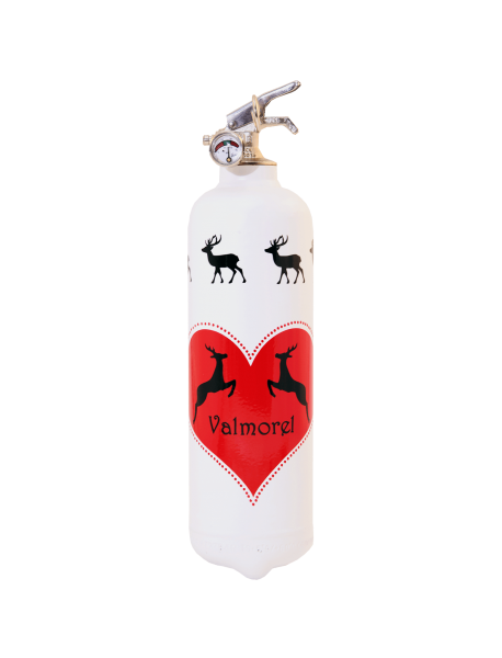 Fire extinguisher design PC Cerfs Cabre white