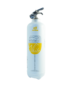 Fire extinguisher design White Wine white