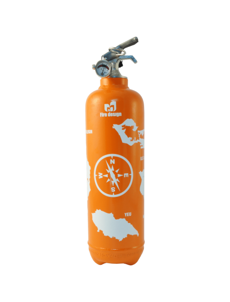 Fire extinguisher design atlantic orange