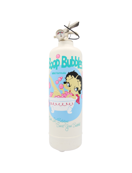 Extincteur design Betty Boop Bubbles