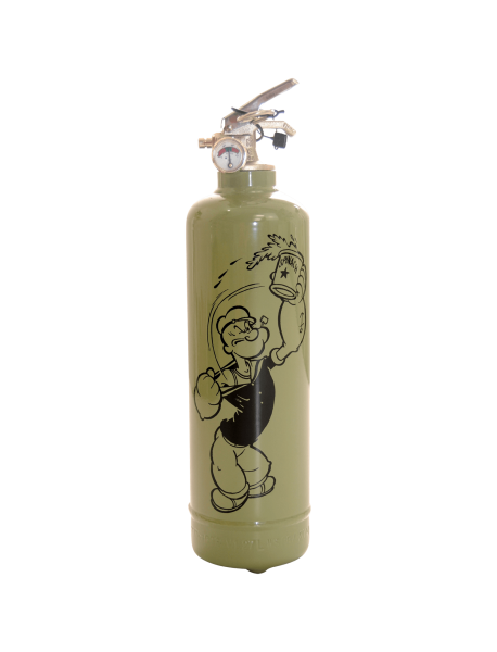 Fire extinguisher design Popeye Boxeur khaki