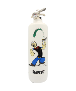 Extincteur design Popeye Original blanc