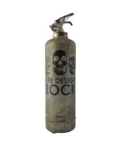 Fire extinguisher vintage Rock row black