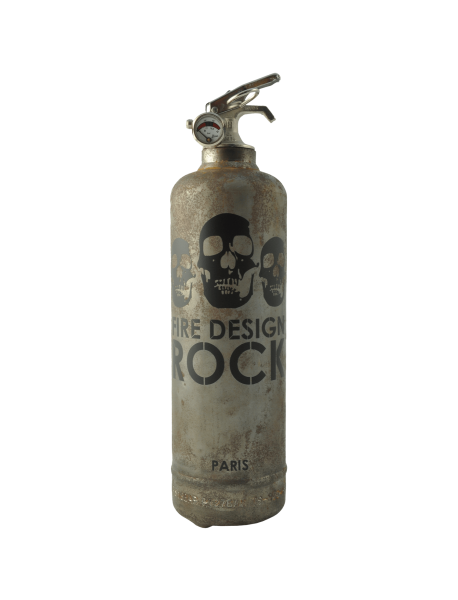 Fire extinguisher vintage Rock row black