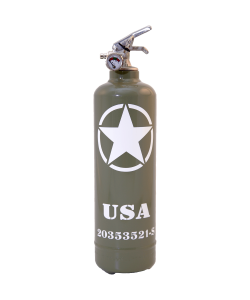 Fire extinguisher design Willys USA khaki