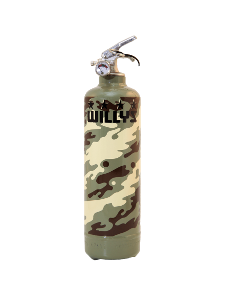 Fire extinguisher design Willys Military khaki