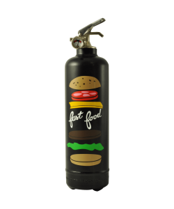 Fire extinguisher design AKLH Fast Food black