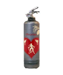 Fire extinguisher design PC Coeur des neiges vintage