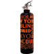 Fire extinguisher design City black orange
