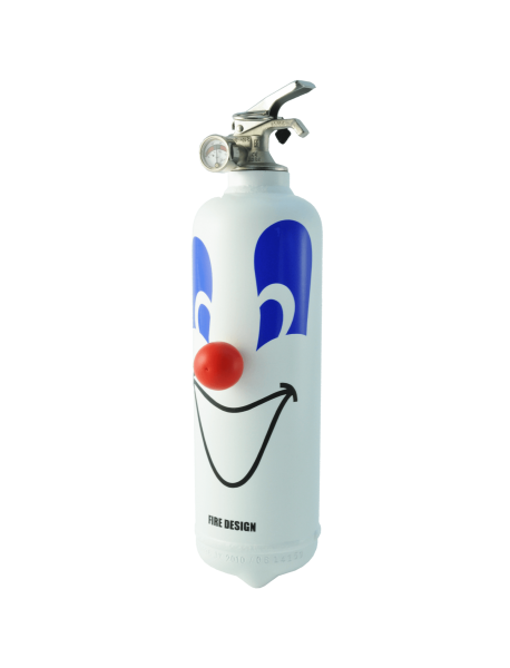 estintore design clown bianco