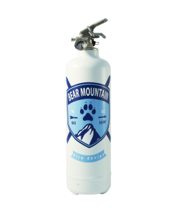 extincteur design bear mountain blanc