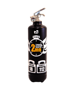 fire extinguisher design chrono black