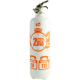fire extinguisher design chrono white