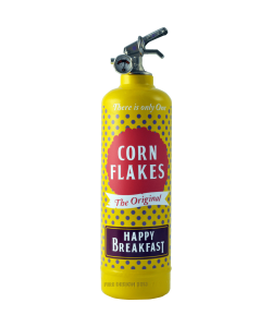 extincteur design Corn Flakes jaune