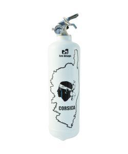 fire extinguisher design corsica white