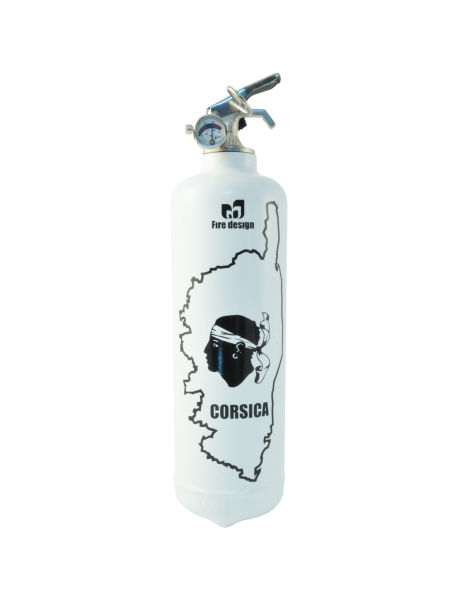 fire extinguisher design corsica white