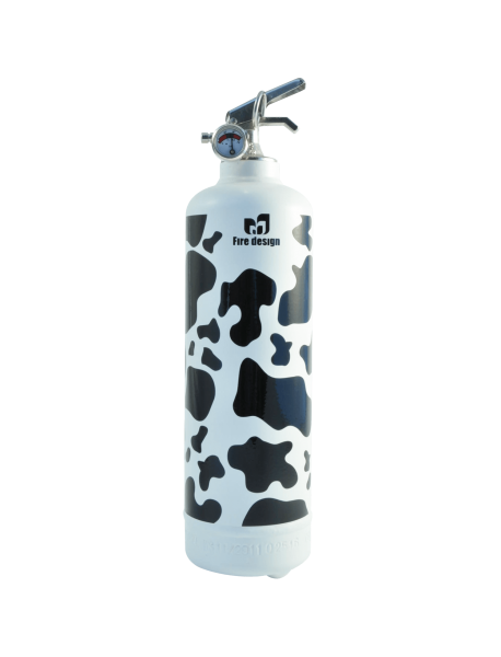 estintore design cow bianco nero