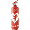 Estintore design Cupidon rosso bianco