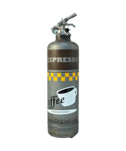 Fire extinguisher design Espresso vintage