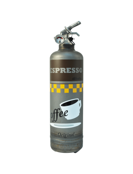 fire extinguisher design espresso vintage