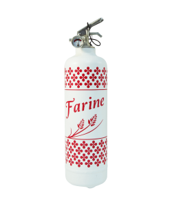 fire extinguisher design farine white