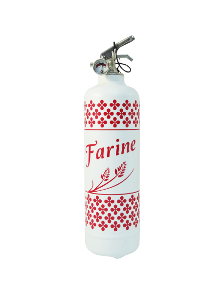 fire extinguisher design farine white