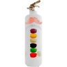 Estintore design Gourmandises bianco