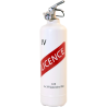 Estintore design Licence IV bianco